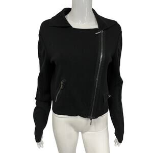 PHILOSOPHY DI ALBERTA FERRETTI Black 100% Virgin Wool Long Sleeves Jacket 10
